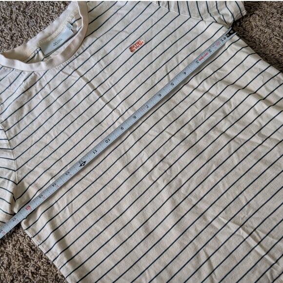 The Tiny Big Sister Oversized Striped Cotton Short Sleeve T-shirt, size 36/S - Picture 5 of 6